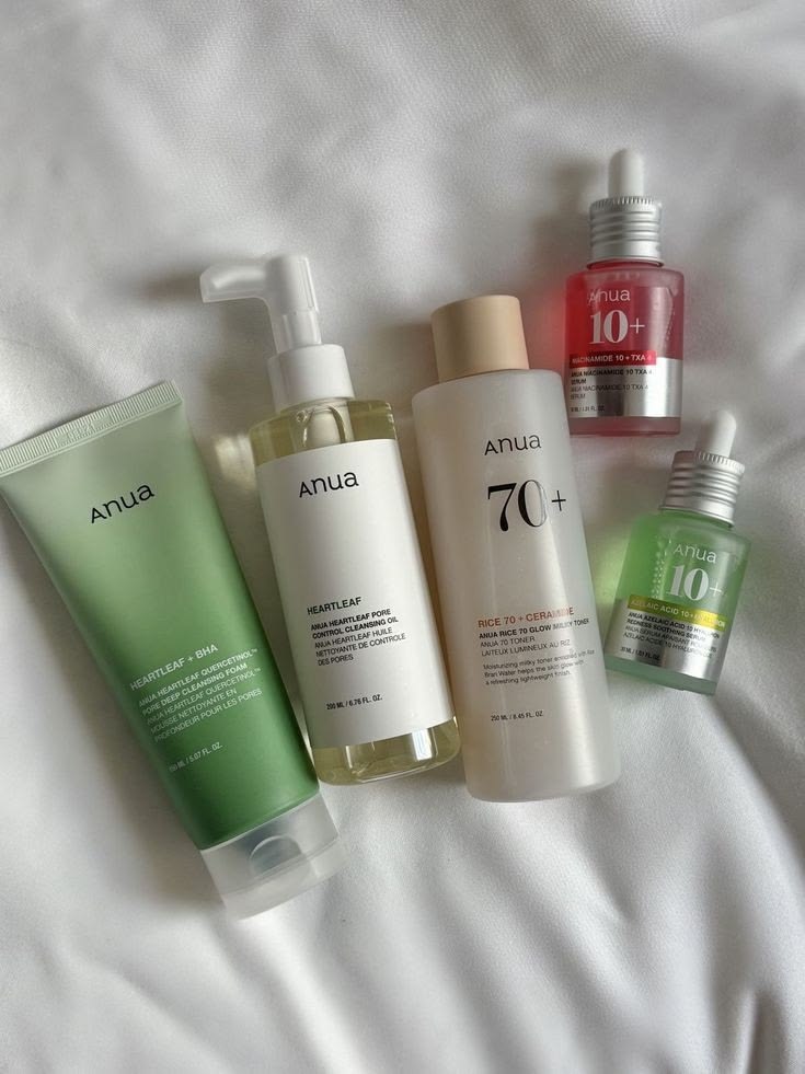 Anua skincare products